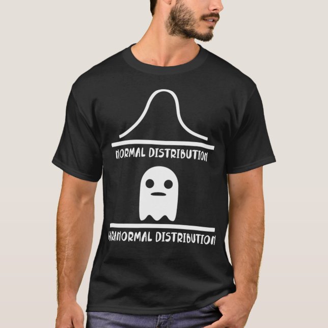 T-shirt Répartition normale Répartition paranormal Mathéma (Devant)