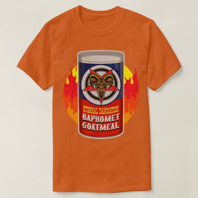 T-shirt Repas de chèvre Baphomet (Design devant)