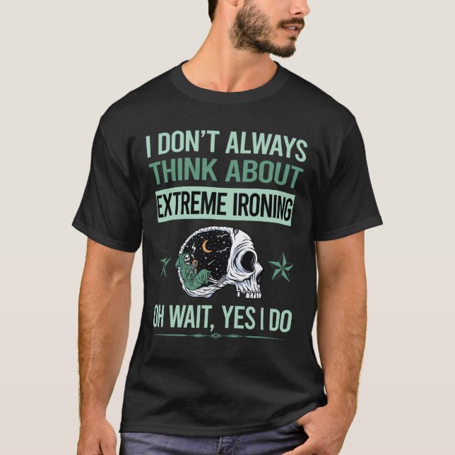 T-shirt Repassage Extrême de Squelette (Devant)
