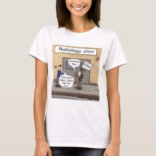 T-shirt Repentez-vous pour le cabinet d'audiologie drôle