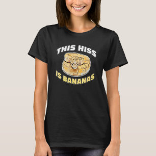 T-shirt Repérage Ce Baiser Est Bananas Ball Python