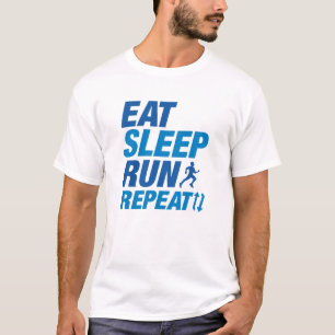 T-shirt Répéter la course de sommeil