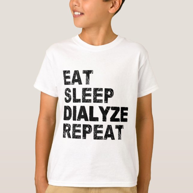 T-shirt Répéter la dialyse du sommeil (Devant)