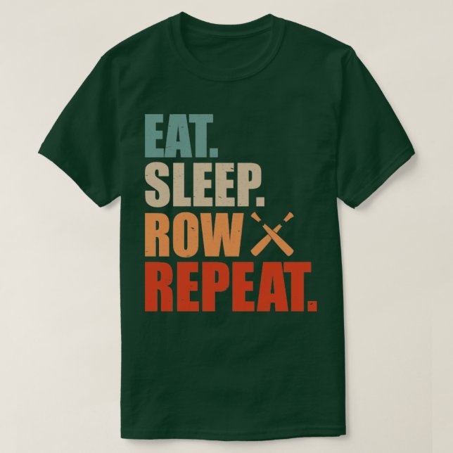 T-shirt Répéter la ligne de veille (Design devant)