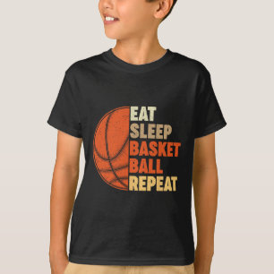 T-shirt Répéter le basketball du sommeil pour le joueur Vi