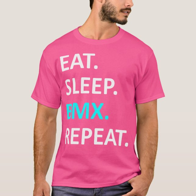 T-shirt Répéter le Bmx du sommeil (Devant)