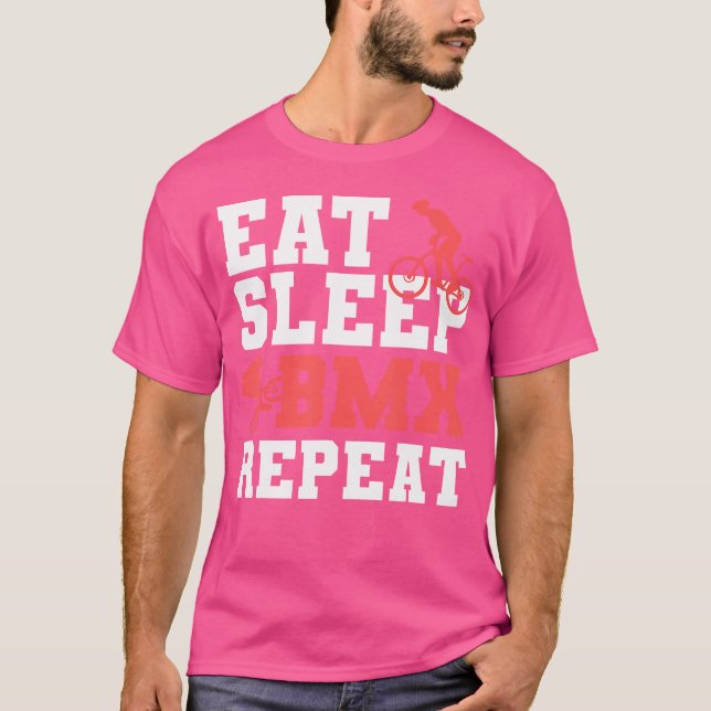 T-shirt Répéter le Bmx du sommeil (Devant)
