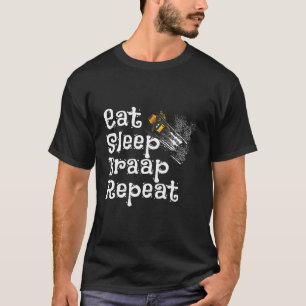 T-shirt Répéter le Braap du sommeil Snowmobile
