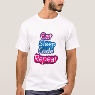 T-shirt Répéter le code du sommeil