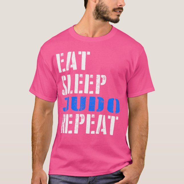 T-shirt Répéter le judo du sommeil (Devant)