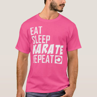T-shirt Répéter le karaté du sommeil