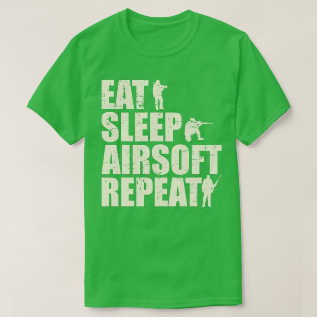 T-shirt Répéter le sommeil de l'air doux (Design devant)