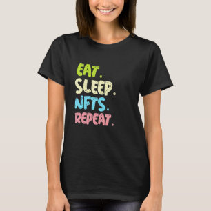 T-shirt Répéter Les Dons De Sommeil Pour Le Collecteur Nft