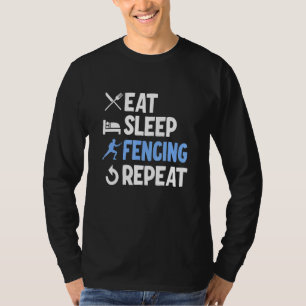 T-shirt Répéter l'escrime du sommeil 1