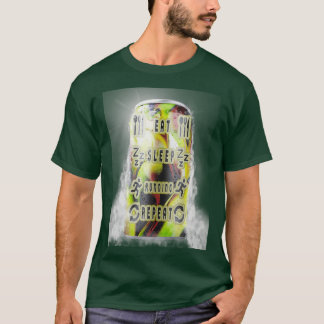T-shirt répéter l'exécution du sommeil de l'alimentation (