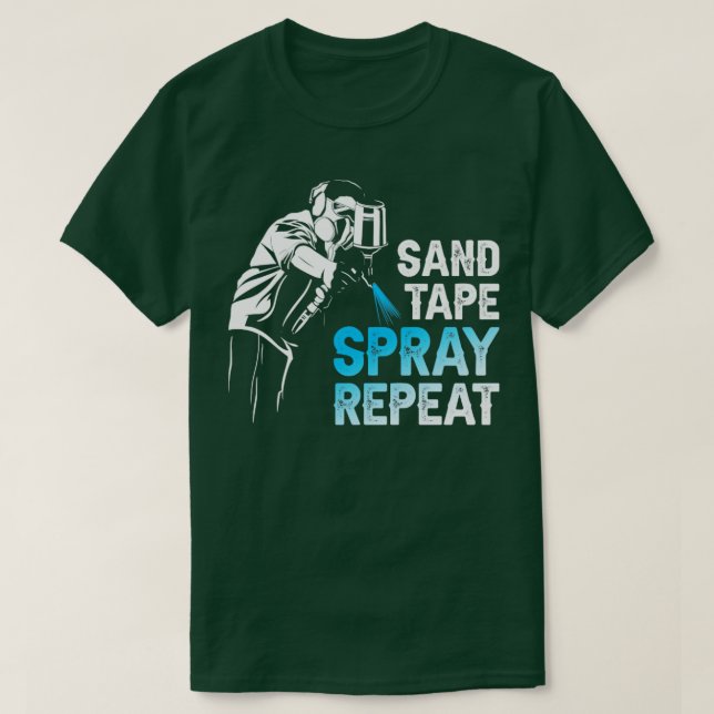 T-shirt Répétition de la bande de sable (Design devant)