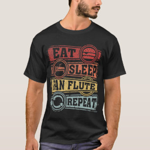 T-shirt Répétition de la feuille de sommeil