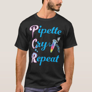 T-shirt Répétition de la pipette PCR pour Lab DNA Tech