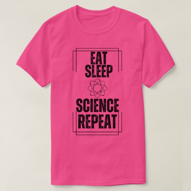 T-shirt Répétition de la science du sommeil (Design devant)