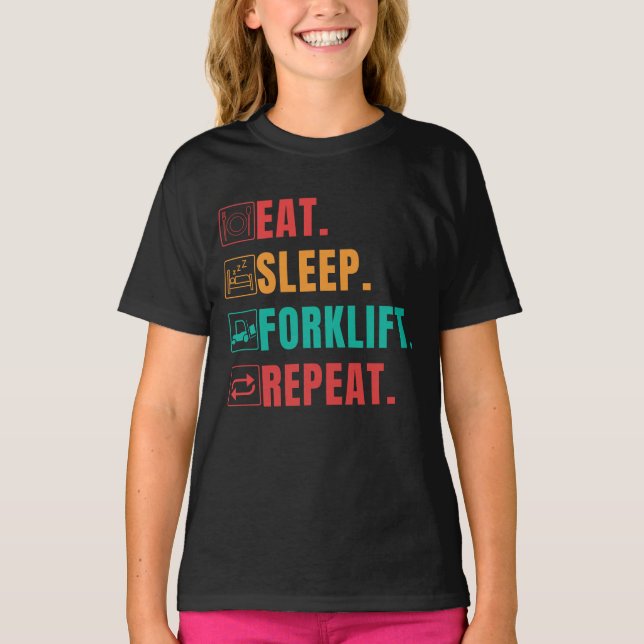 T-SHIRT RÉPÉTITION DE L'ÉCLAIRAGE DE SOMMEIL - OPÉRATEUR D (Devant)