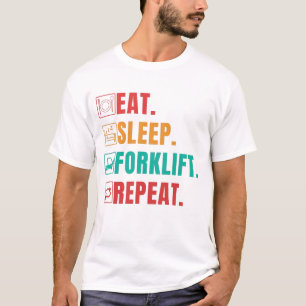 T-SHIRT RÉPÉTITION DE L'ÉCRAN DE SOMMEIL - EXPLOITANT DE F
