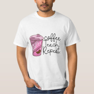 T-shirt Répétition de l'enseignement du café Citation am