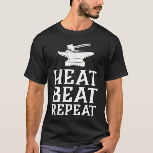 T-shirt Répétition de rythme de chaleur Forge de travail