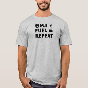 T-shirt Répétition du carburant de ski