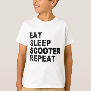 T-shirt Répétition du scooter de sommeil de Mat