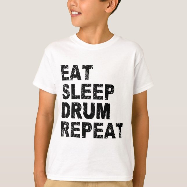 T-shirt Répétition du tambour du sommeil (Devant)
