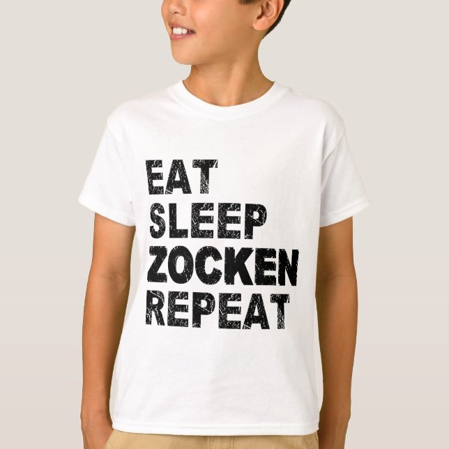 T-shirt Répétition Zocken du sommeil (Devant)