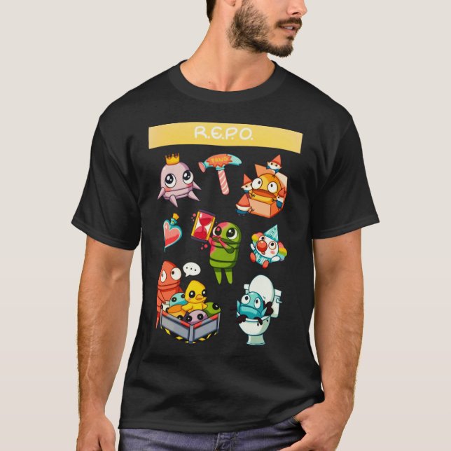 T-shirt Repo funny retro (Devant)