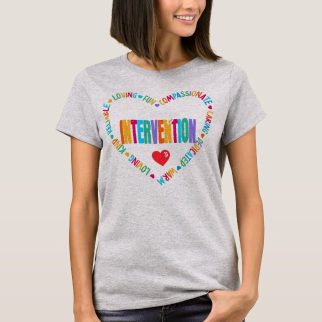 T-shirt Réponse de l'équipe T de l'IRT Enseignant d'interv (Devant)