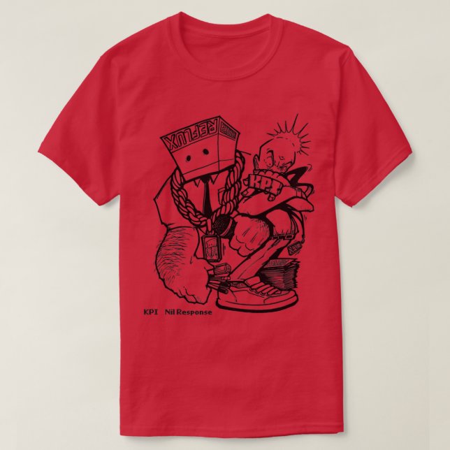 T-shirt Réponse de l'indicateur de performance clé (Design devant)