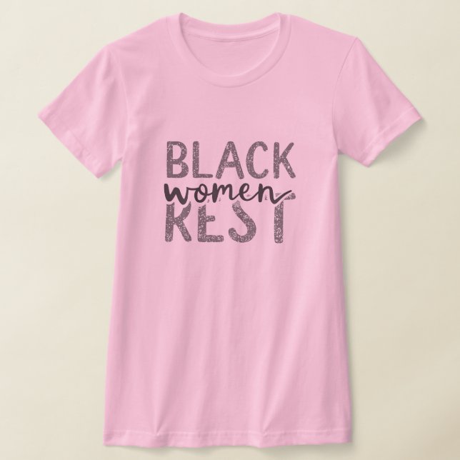 T-shirt Repos des femmes noires (Poser)