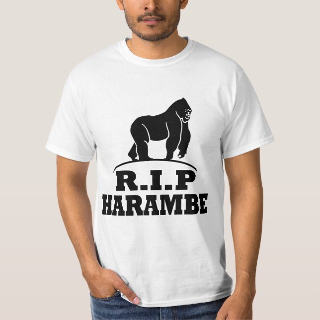 T-SHIRT REPOS EN PAIX HARAMBE (Devant)