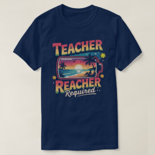 T-shirt repos mérité d'été pour l'enseignant Reacher