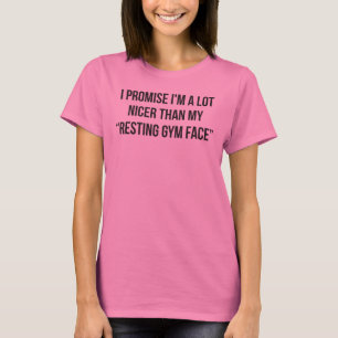 T-shirt Repos Visage de gym - Entraînement de nouveauté am