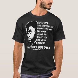 T-shirt Repose En Paix Chadwick Boseman Essentiel