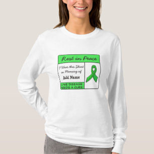 T-shirt Repose en Paix Maladie de Lyme En Mémoire de T-shi