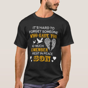 T-shirt Repose En Paix Mon Fils Pour Les Parents A Perdu L