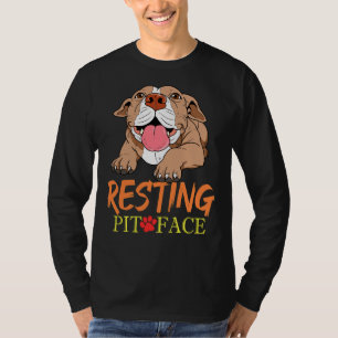 T-shirt Repose Pit Face Pitbull Pit Bull Terrier Produit