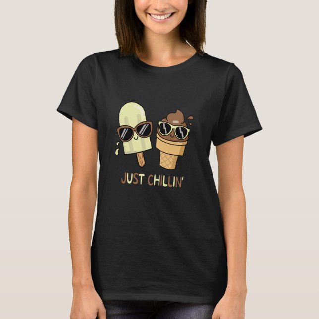 T-shirt Reposez au frais Reposez-vous sur la glace au calm (Devant)