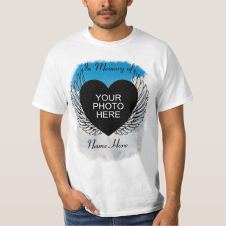 T-shirt Reposez en paix en mémoire des ailes et des nuages