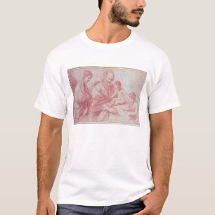 T-shirt Reposez-vous sur le vol en l'Egypte (la craie