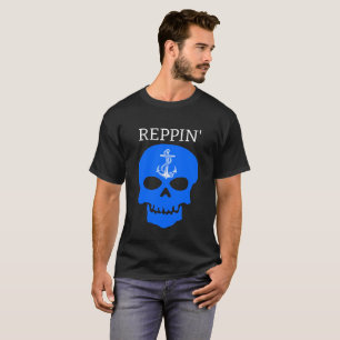 T-shirt Reppin'S East Coast skull Lighthouse Route