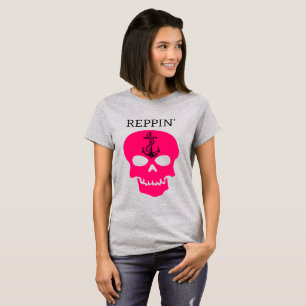 T-shirt Reppin'S East Coast skull Lighthouse Route T-Sh