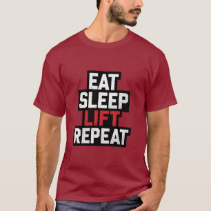 T-shirt Reprendre l'ascenseur du sommeil - Graphique de mo