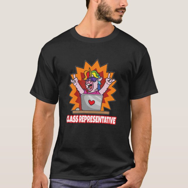 T-shirt Représentant de classe Enfants Étudiant exemplaire (Devant)