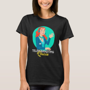 T-shirt Représentant de vente qualifié pour le télémarketi